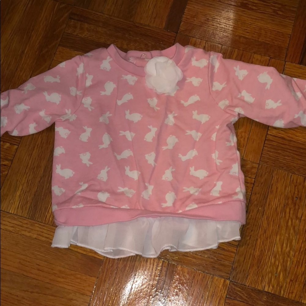 Little me bunny sweatshirt